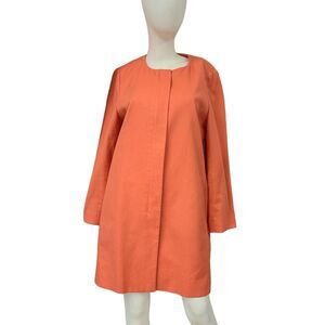 J. Crew Orange Spring Jacket Omens  size Large